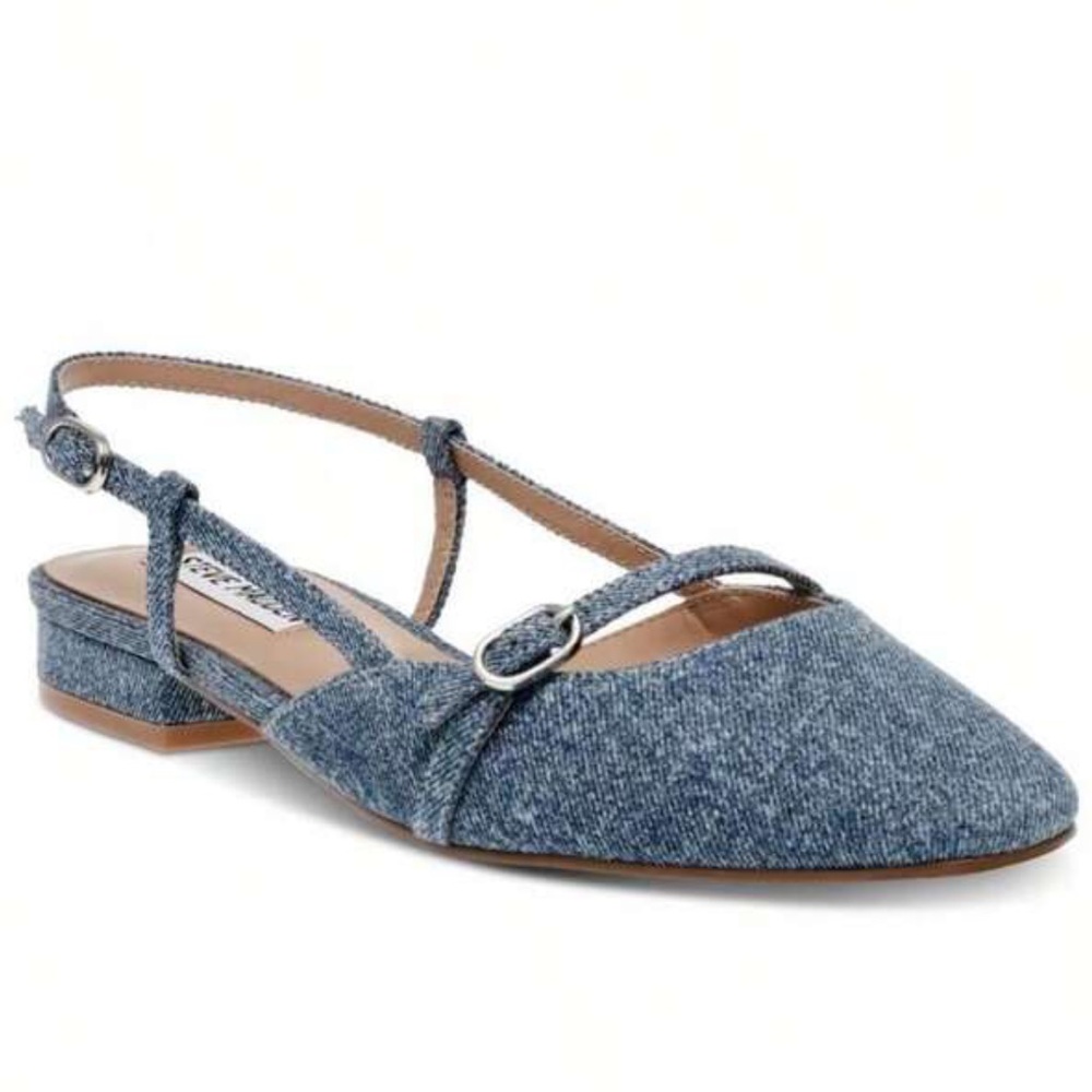 Steve Madden Blue Women's Slingback Flats